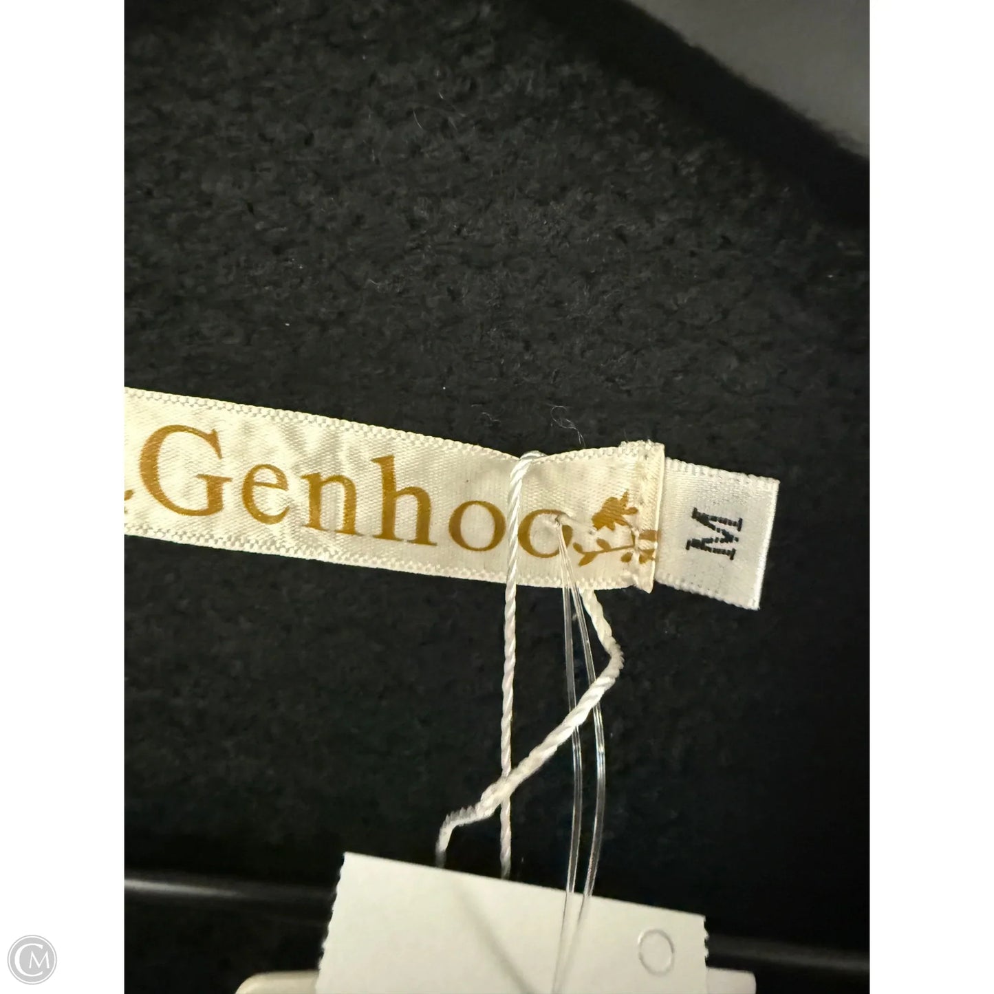 Sweater Cardigan By Cmf In Black & White, Size: M