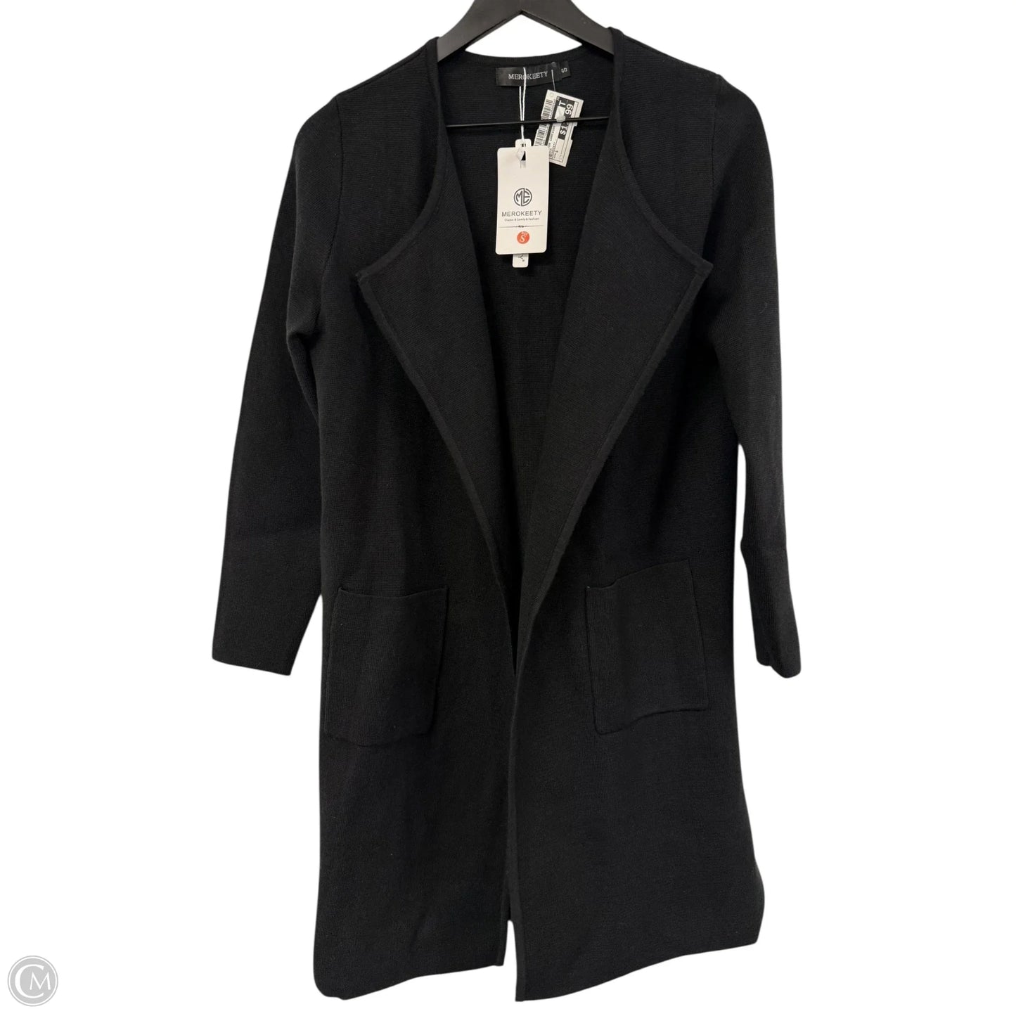 Sweater Cardigan By Cmf In Black, Size: S