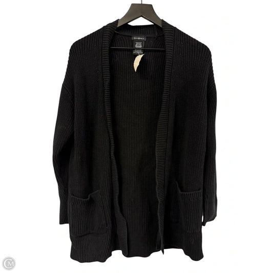Sweater Cardigan By Clothes Mentor In Black, Size: Xl