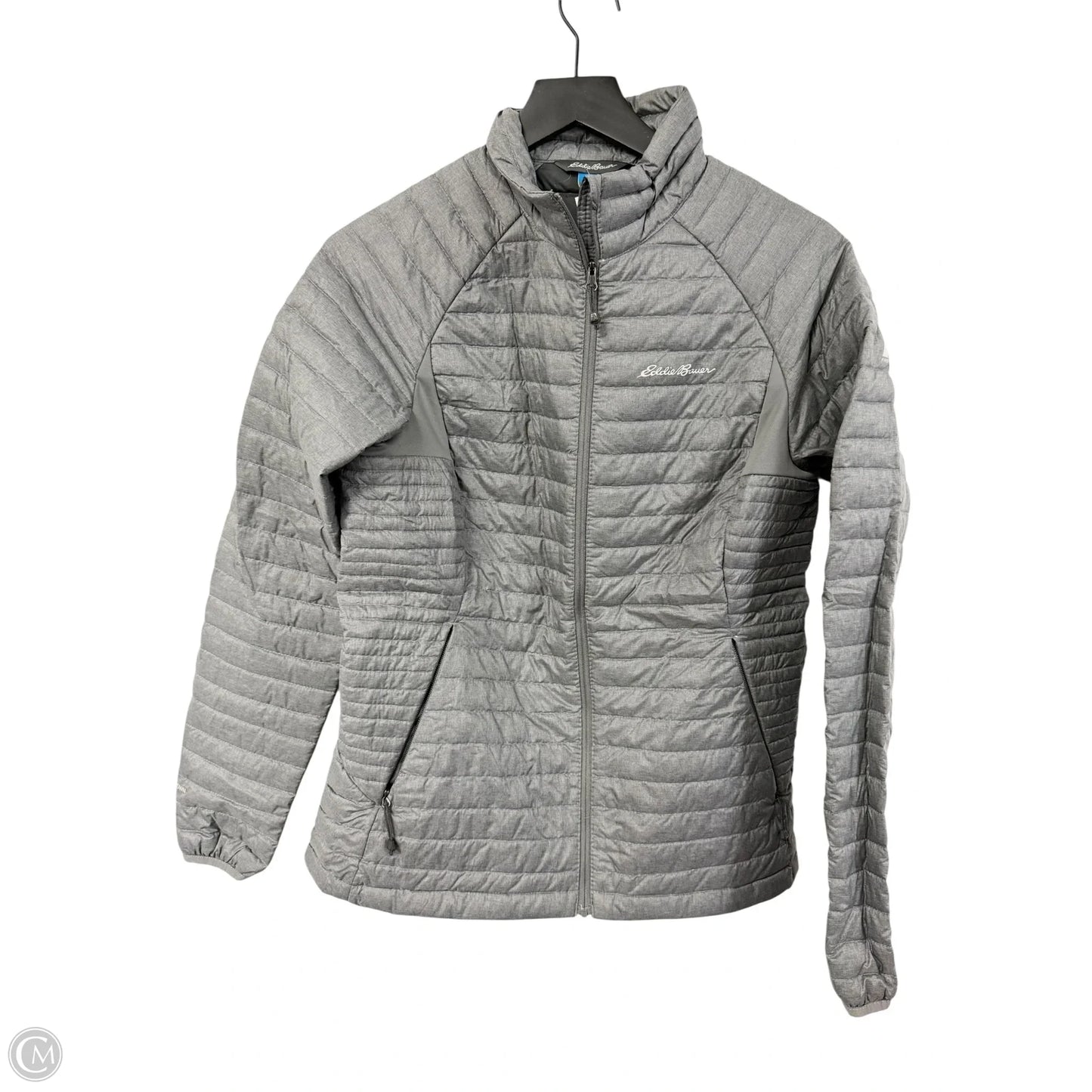 Jacket Puffer & Quilted By Eddie Bauer In Grey, Size: M