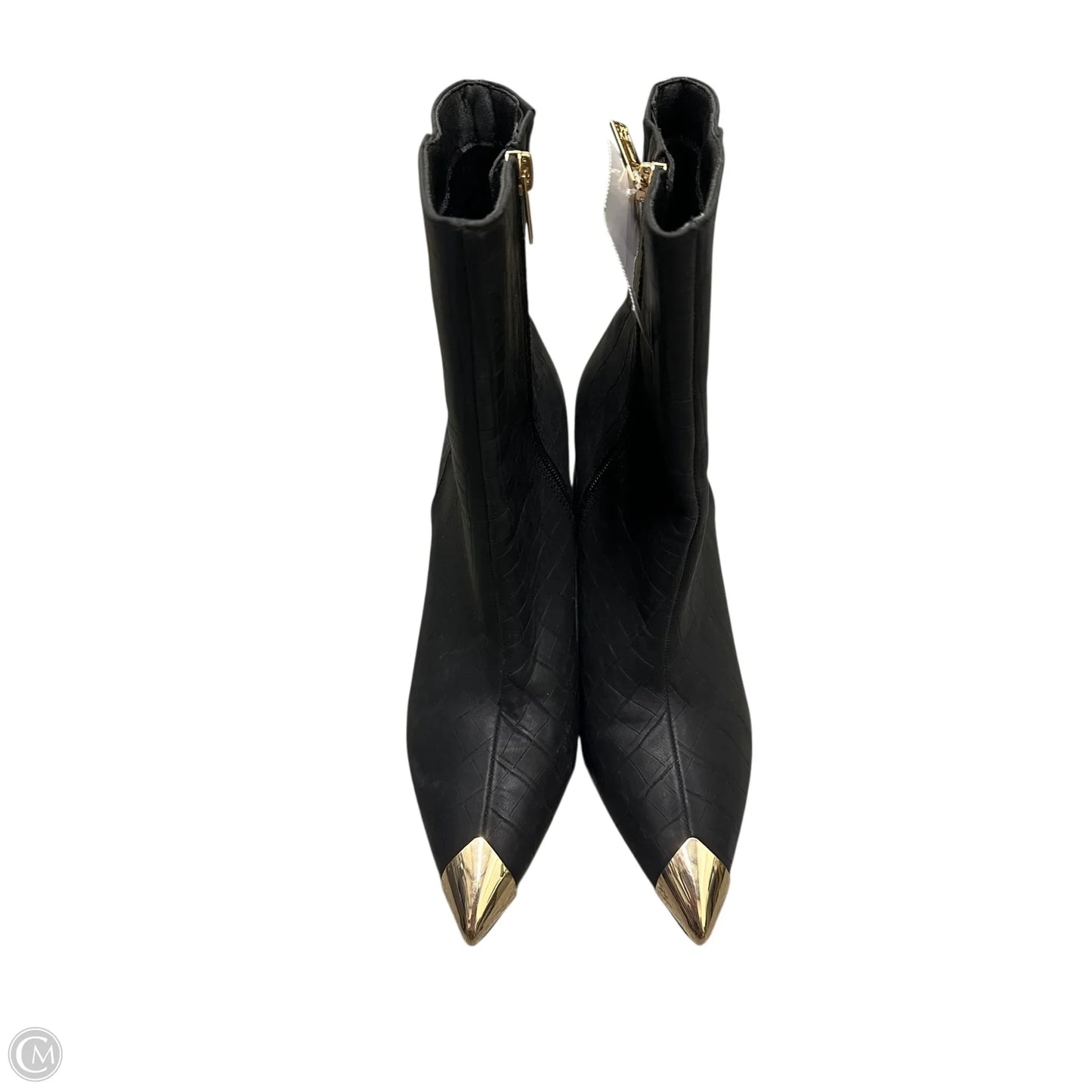 Boots Ankle Heels By New York And Co In Black, Size: 9