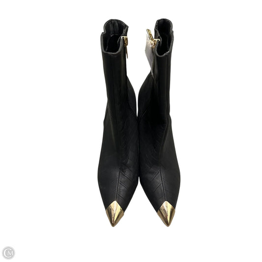 Boots Ankle Heels By New York And Co In Black, Size: 9