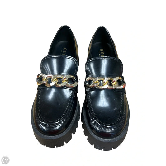 Shoes Flats By Guess In Black, Size: 8.5
