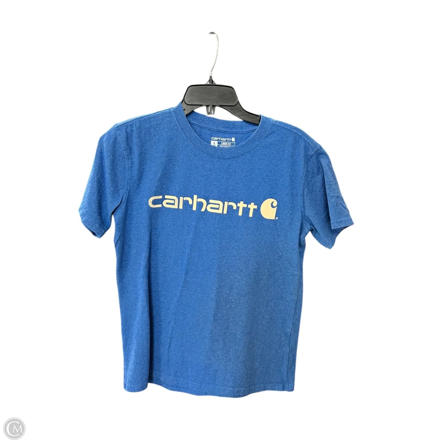 Top Short Sleeve Basic By Carhartt In Blue, Size: S