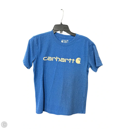 Top Short Sleeve Basic By Carhartt In Blue, Size: S