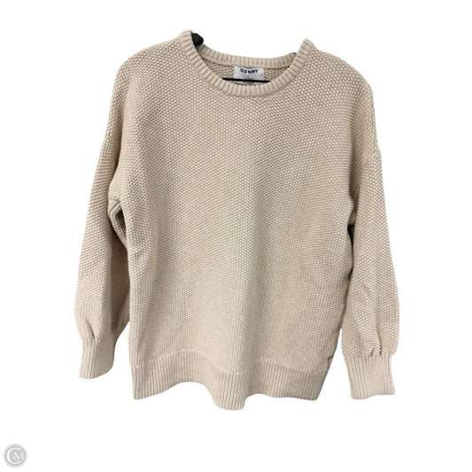 Sweater By Old Navy In Cream, Size: L