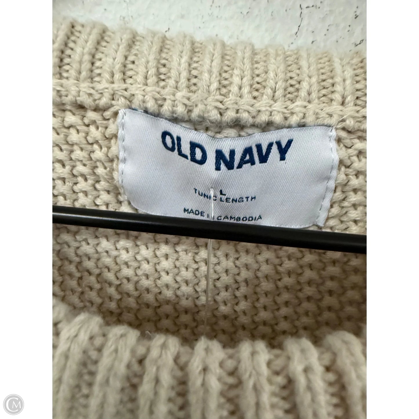 Sweater By Old Navy In Cream, Size: L