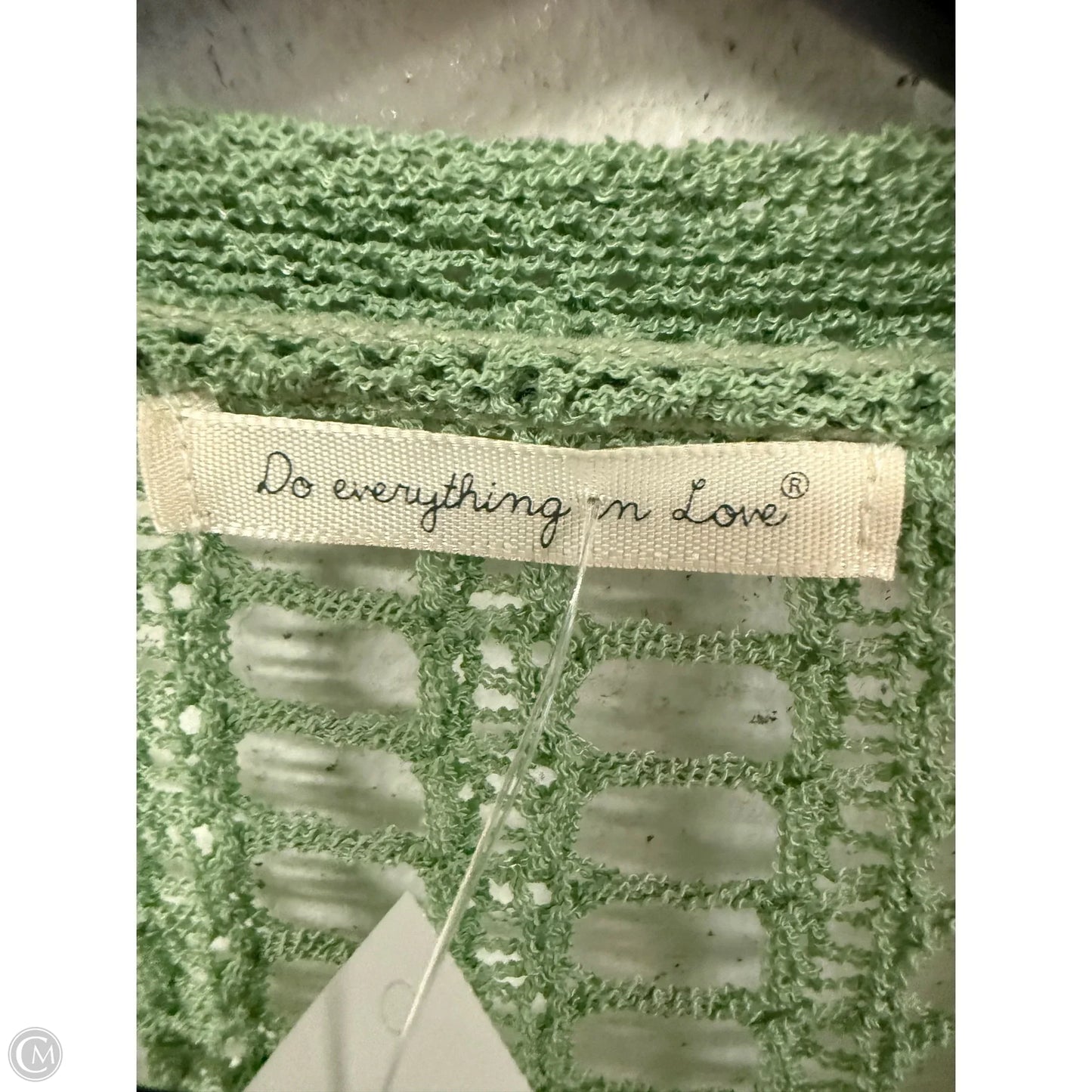 Sweater Cardigan By Do Everything In Love In Green, Size: Osfm