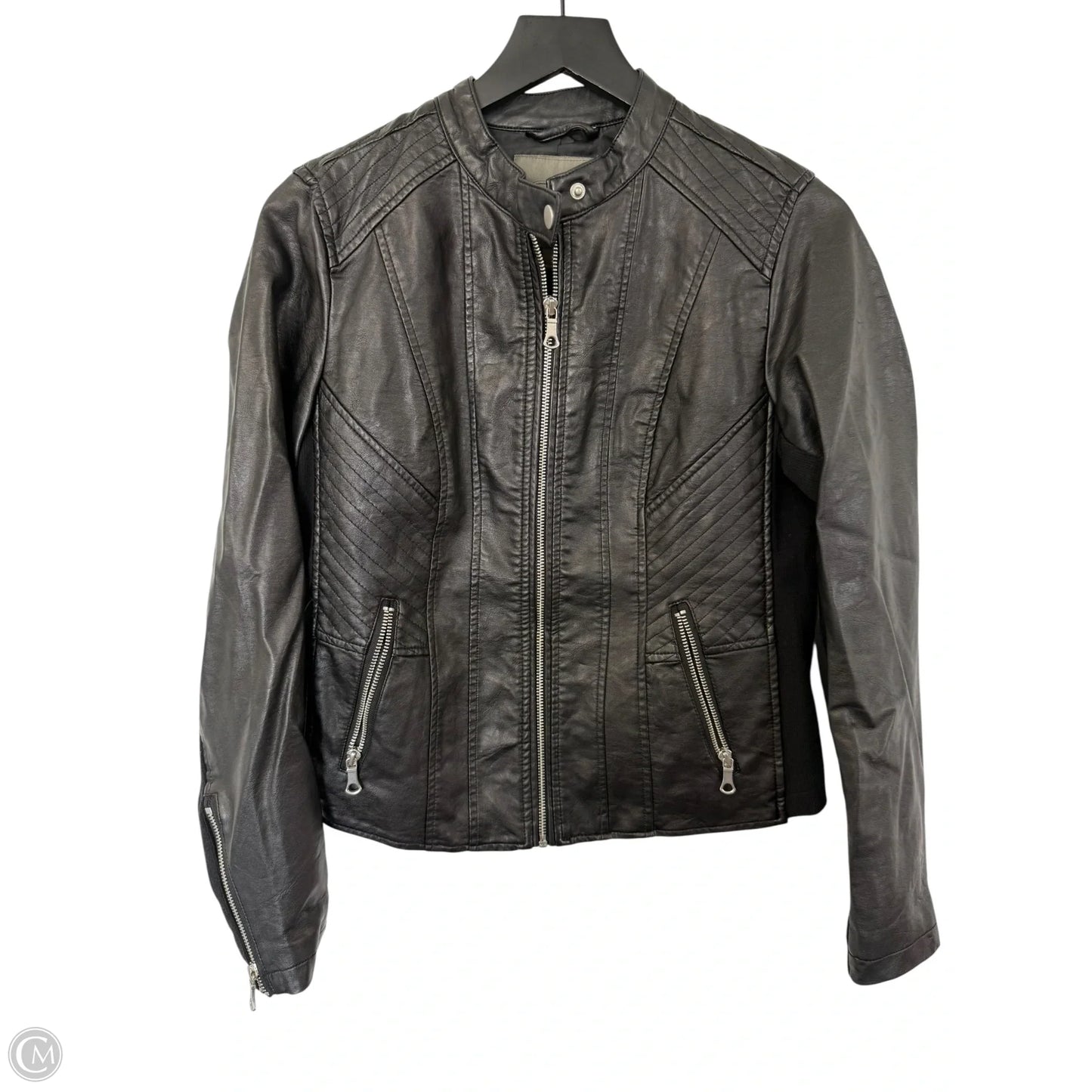 Jacket Moto By Maurices In Black, Size: S