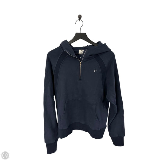 Athletic Sweatshirt Hoodie By Zyia In Navy, Size: M