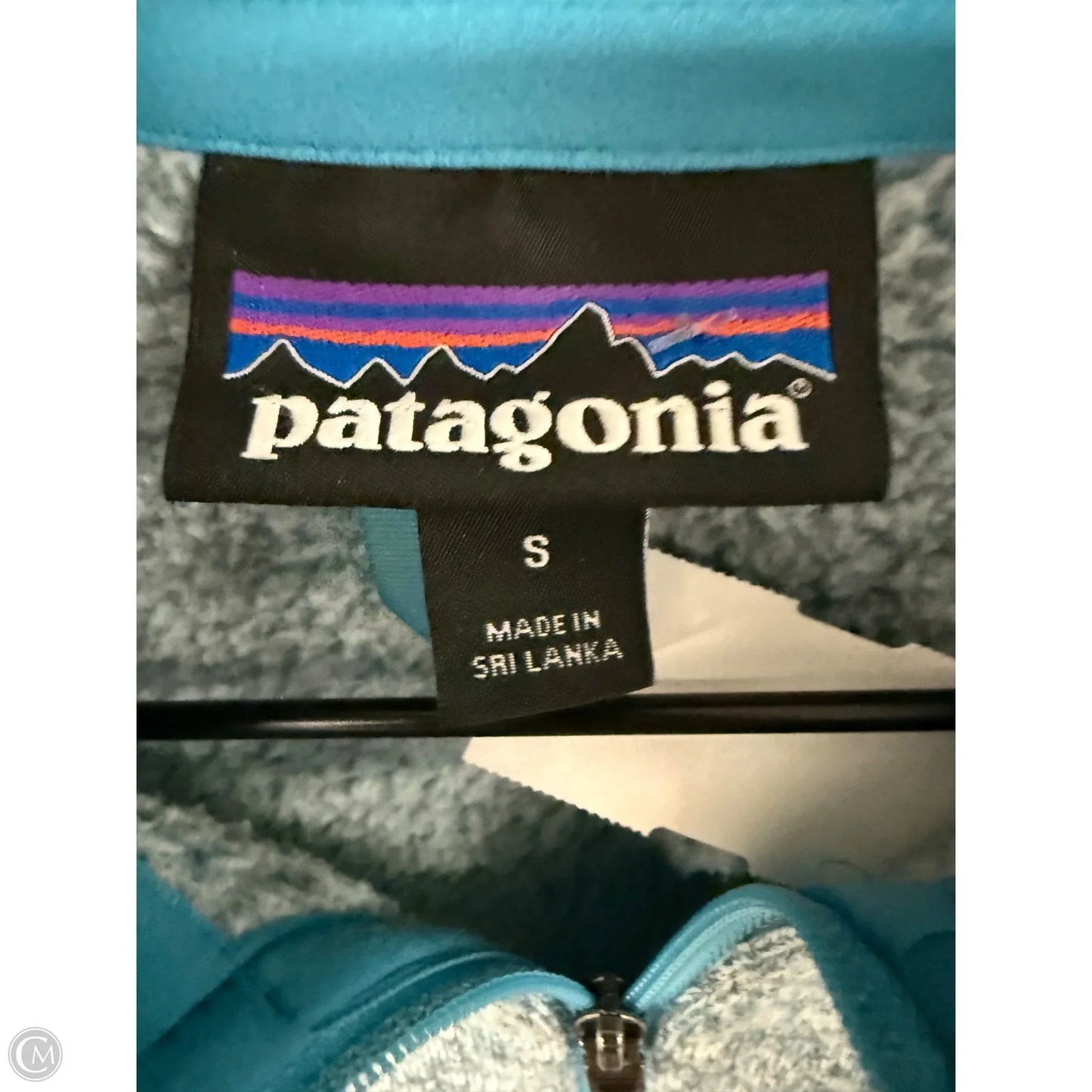 Jacket Fleece By Patagonia In Blue, Size: S