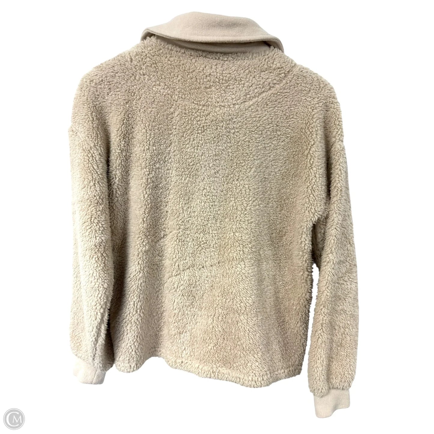 Jacket Fleece By Pink Rose In Tan, Size: Xs