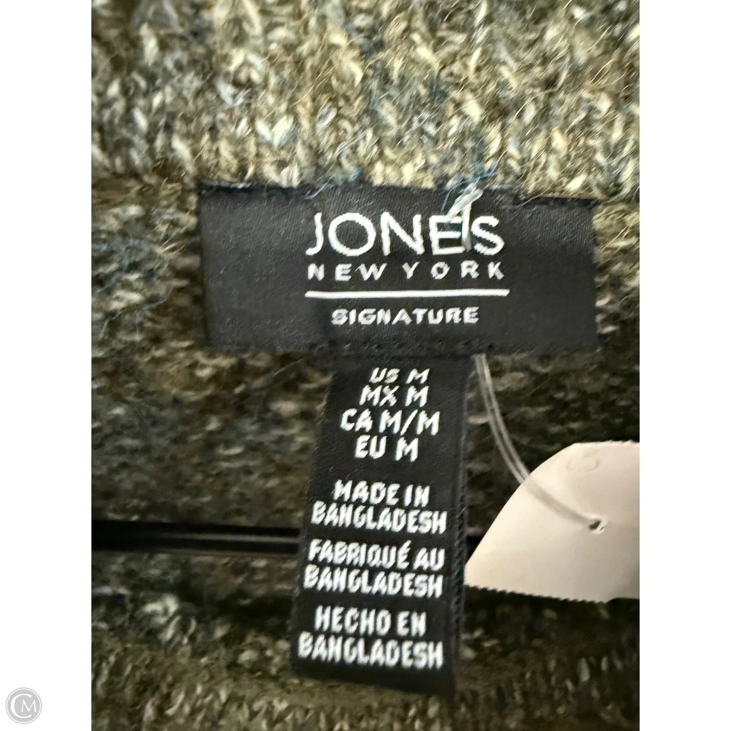 Sweater By Jones New York In Green, Size: M