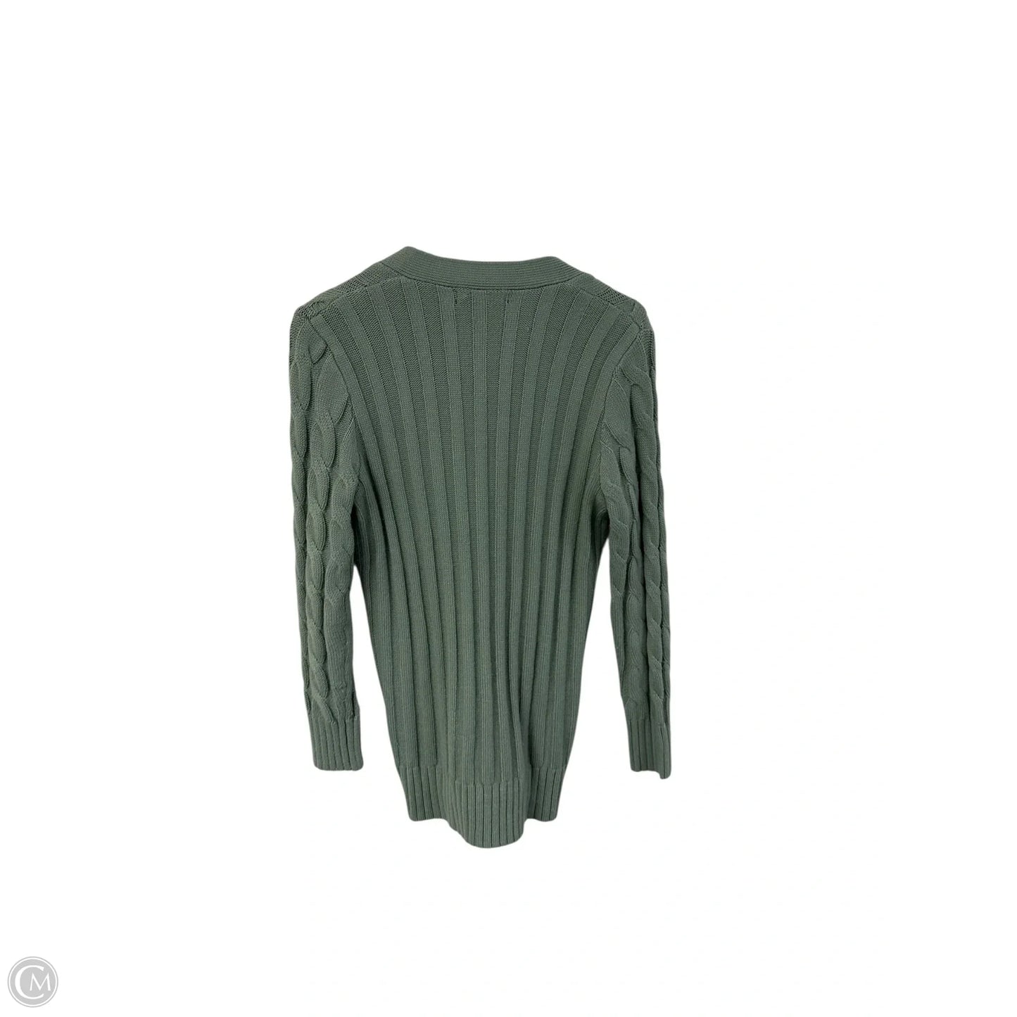 Sweater Cardigan By Cme In Green, Size: M
