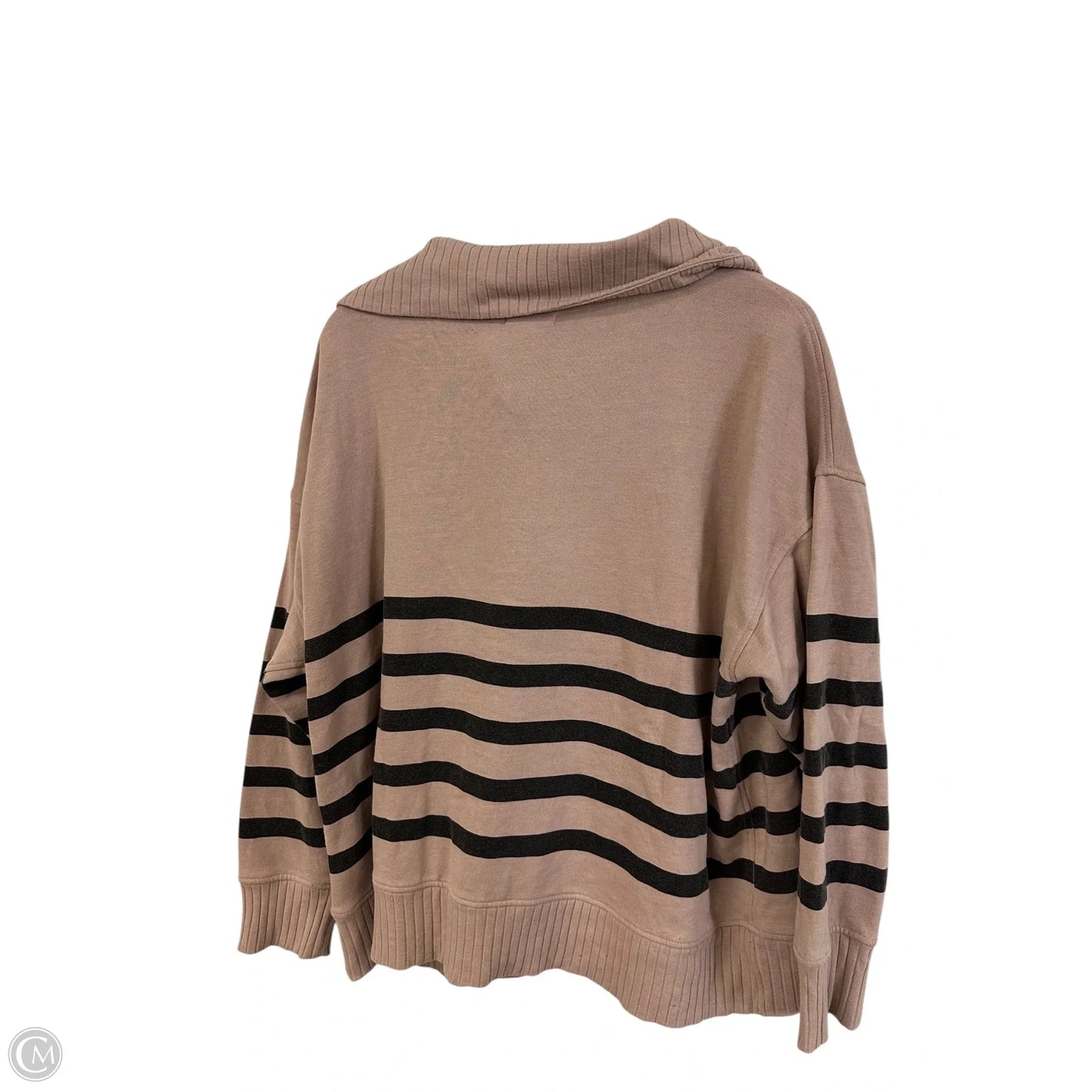 Sweatshirt Collar By Maurices In Grey & Tan, Size: Xl