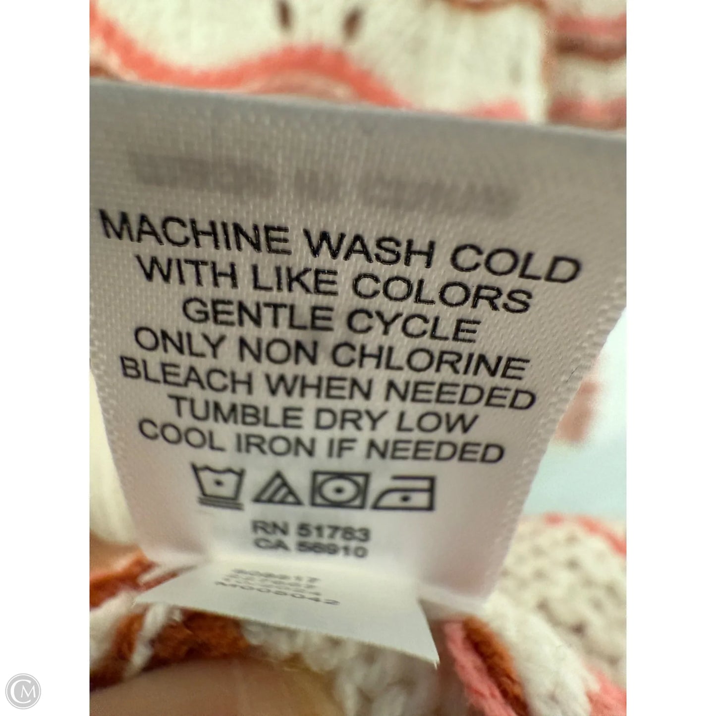 Sweater By Maurices In Brown & Pink, Size: Xl