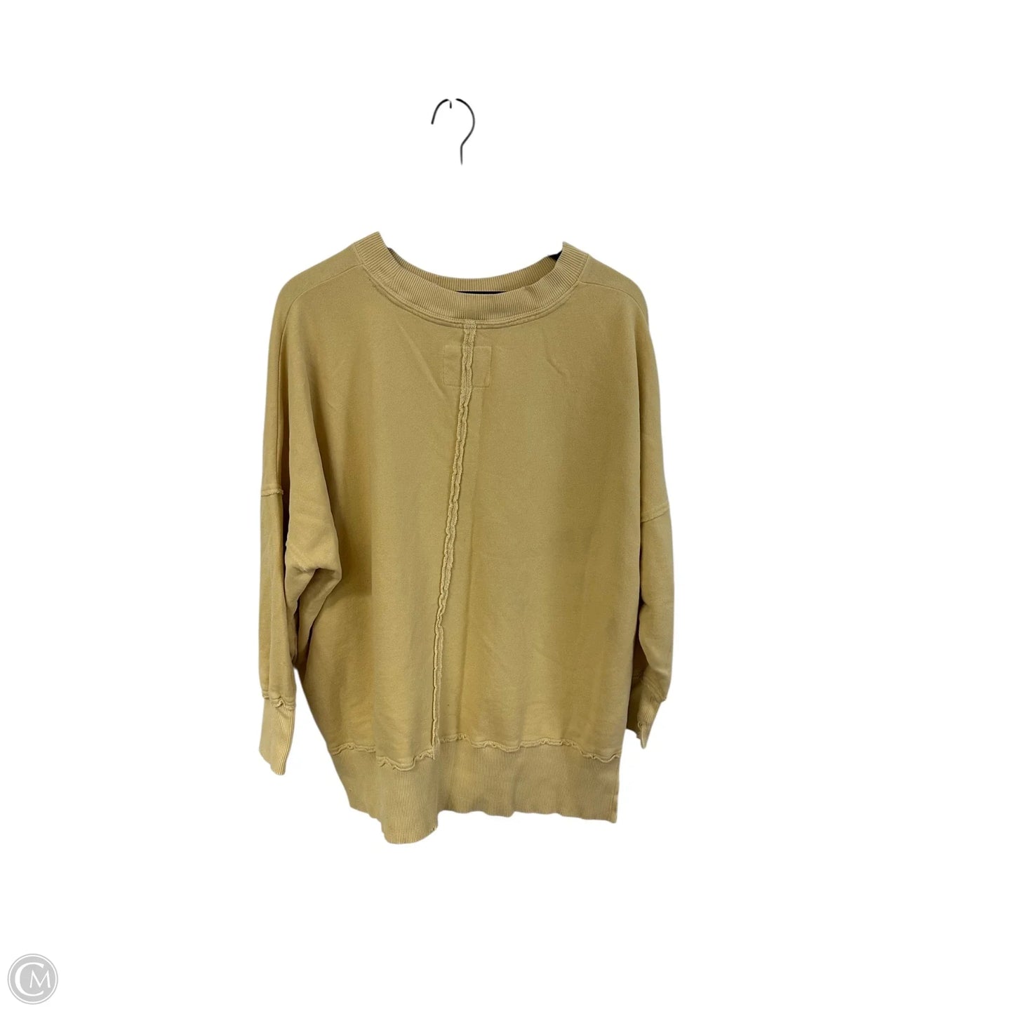 Sweatshirt Crewneck By Aerie In Yellow, Size: M