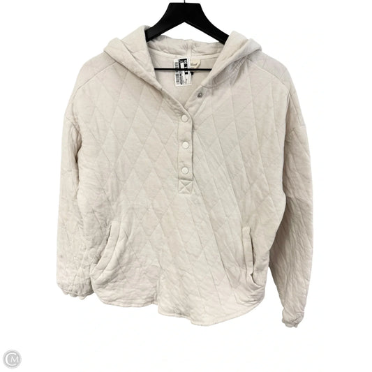 Sweatshirt Hoodie By Universal Thread In Ivory, Size: Xs