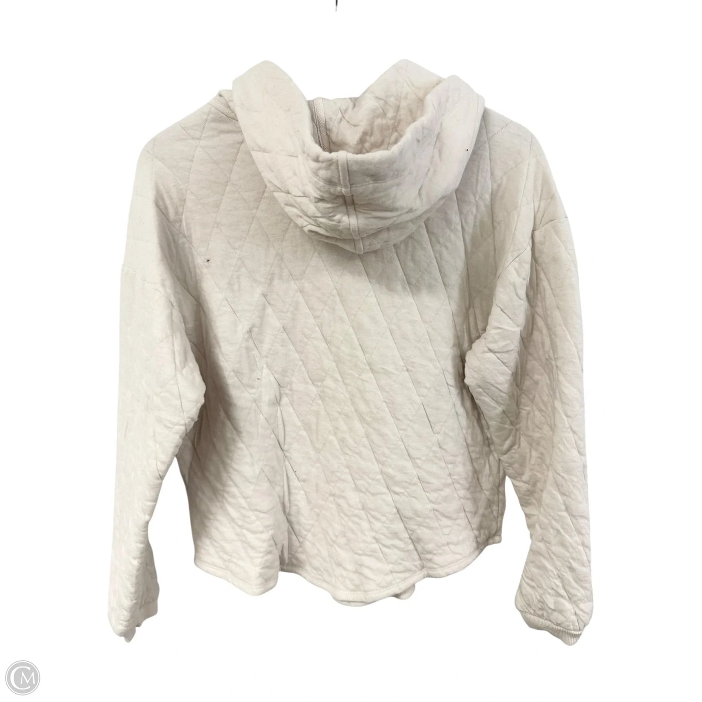 Sweatshirt Hoodie By Universal Thread In Ivory, Size: Xs