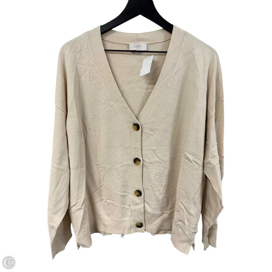 Cardigan By Loft In Tan, Size: Xl