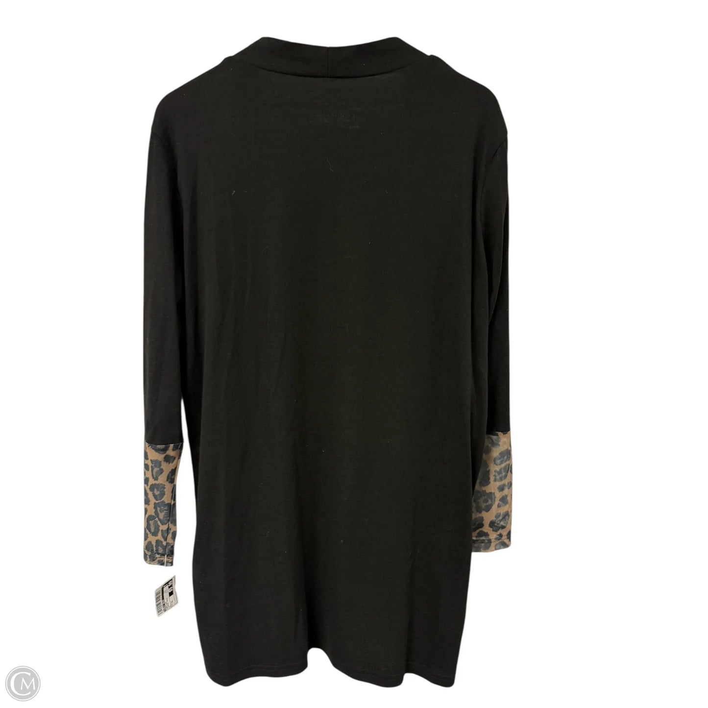 Cardigan By Crazy Train In Leopard Print, Size: Xl