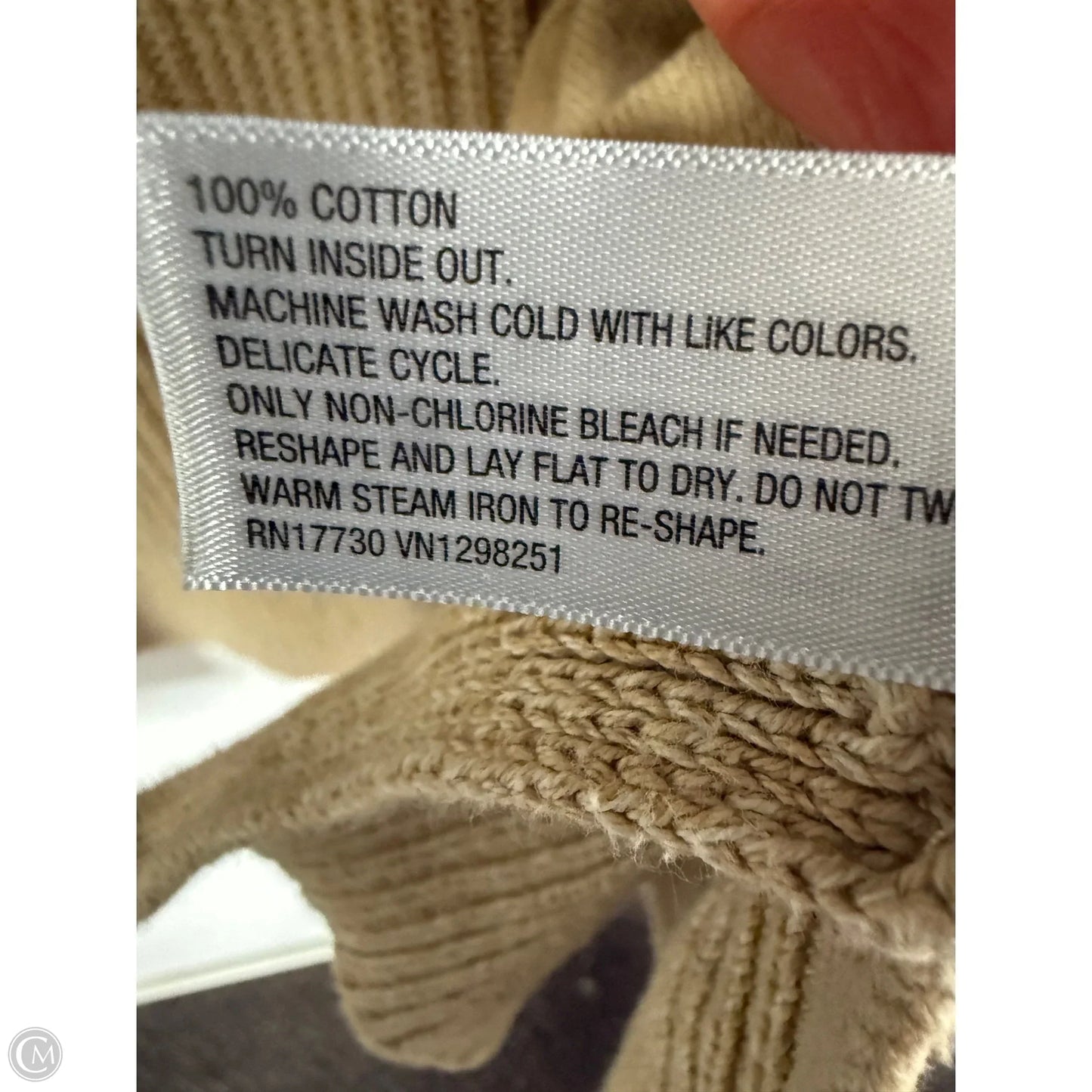 Sweater Cardigan By Universal Thread In Tan, Size: L