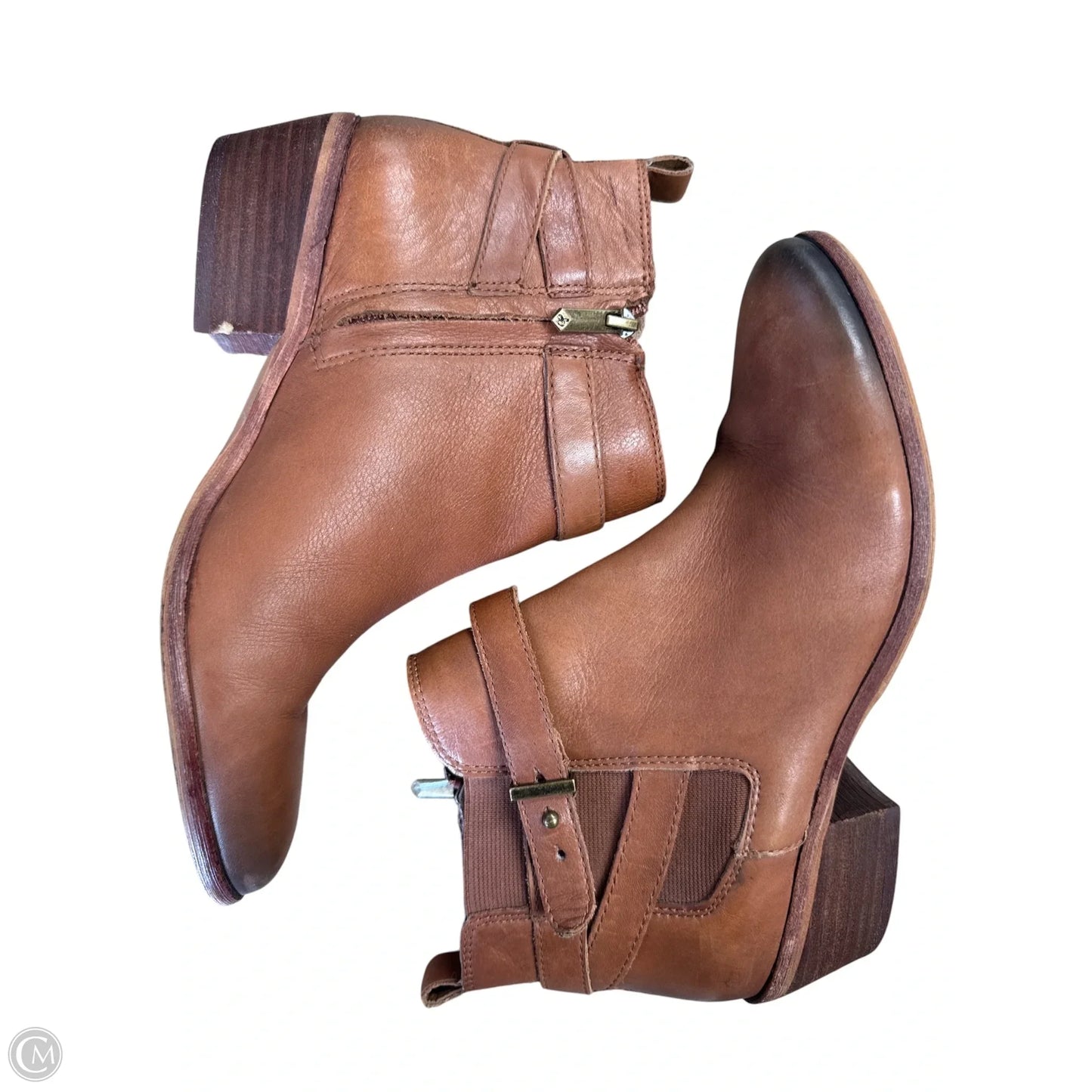 Boots Ankle Flats By Sam Edelman In Brown, Size: 7