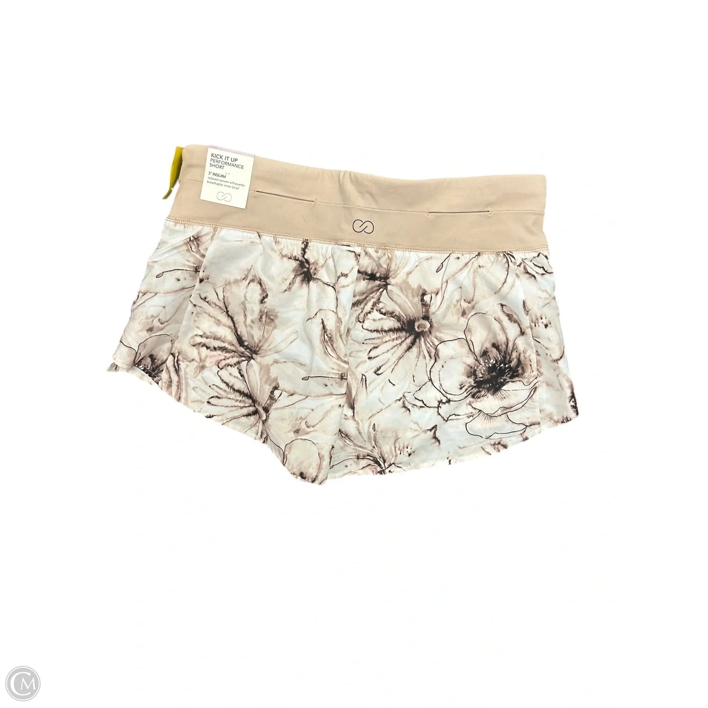 Athletic Shorts By Calia In Brown & White, Size: S