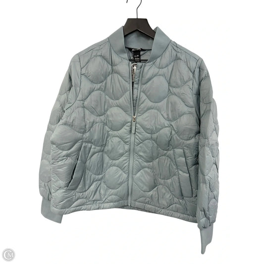 Jacket Puffer & Quilted By Eddie Bauer In Blue, Size: Mp