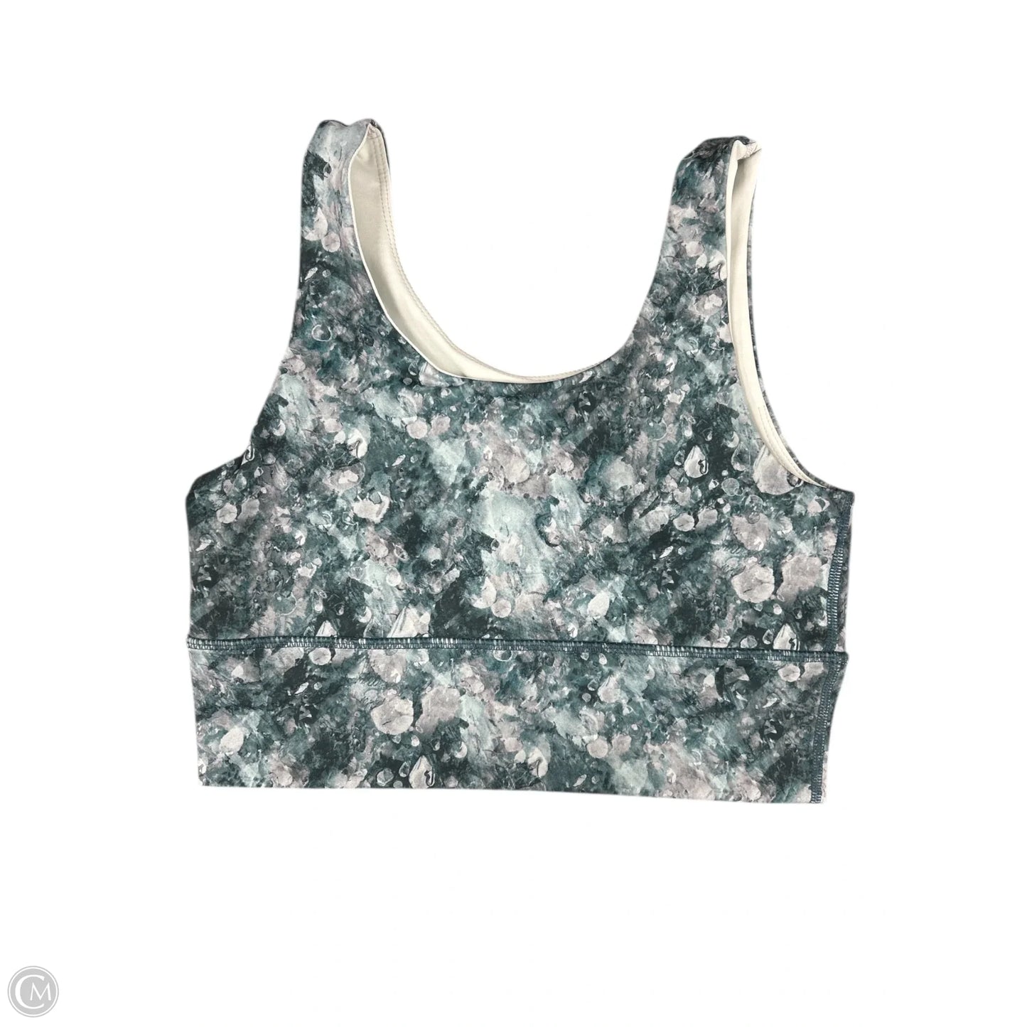 Athletic Bra By Cme In Green, Size: M