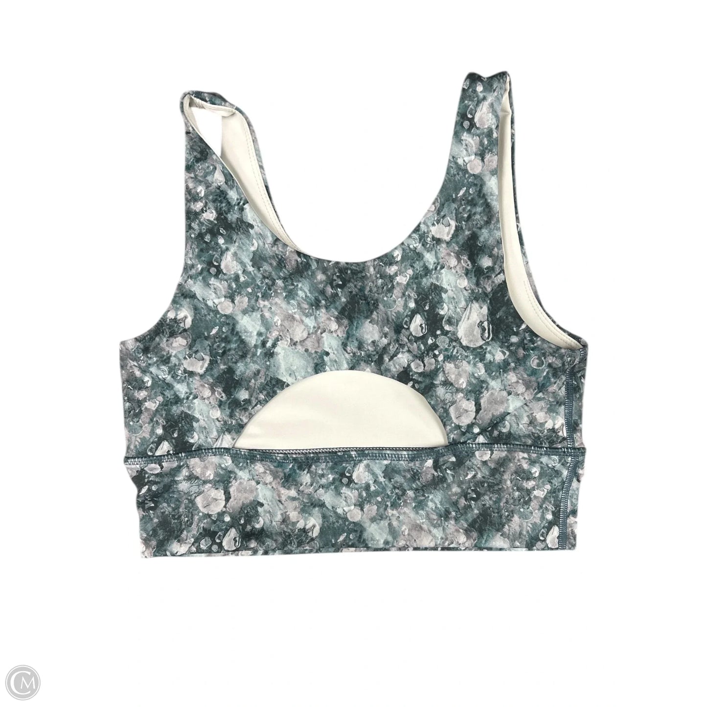 Athletic Bra By Cme In Green, Size: M