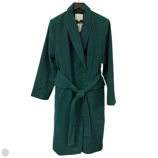 Coat Peacoat By A New Day In Green, Size: L