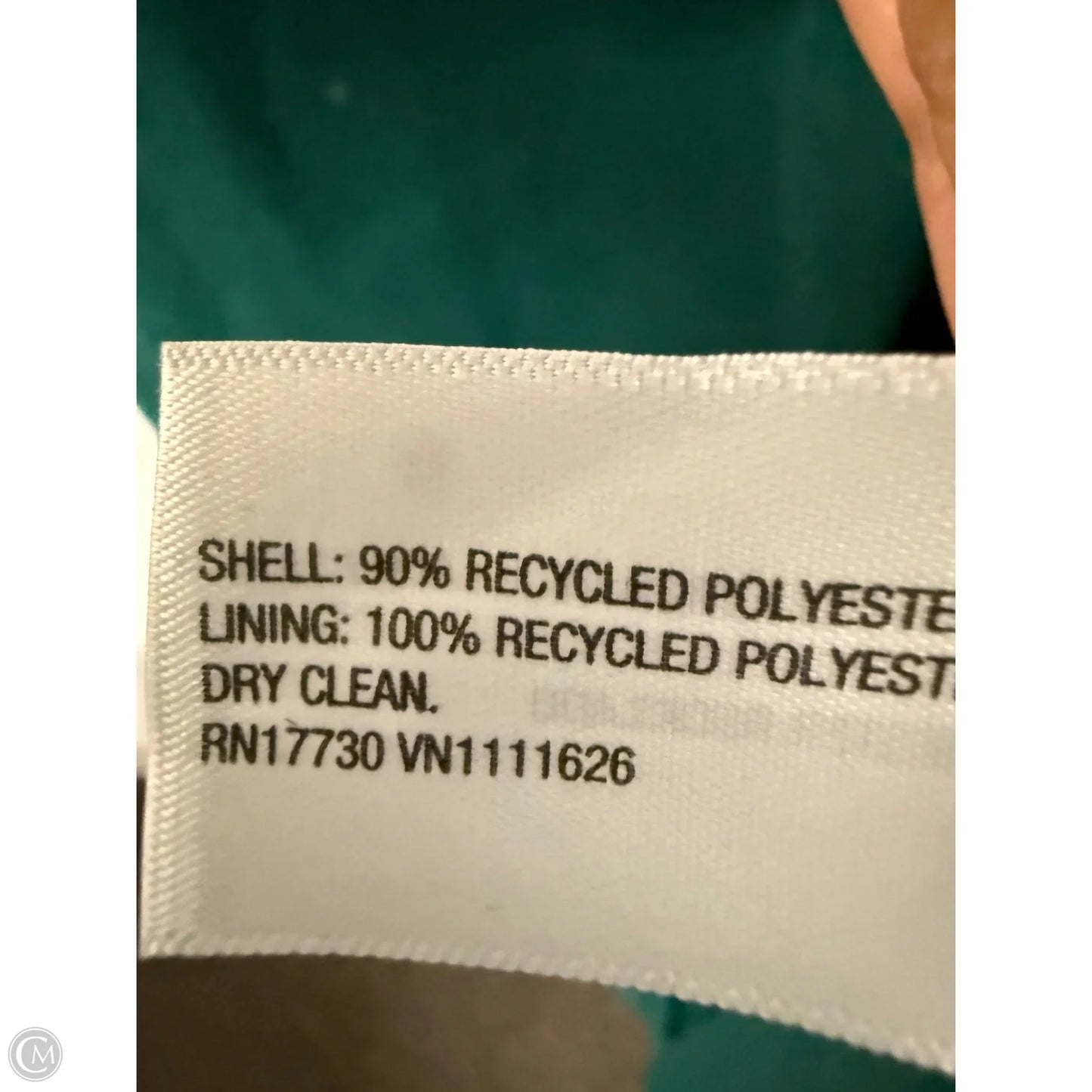 Coat Peacoat By A New Day In Green, Size: L