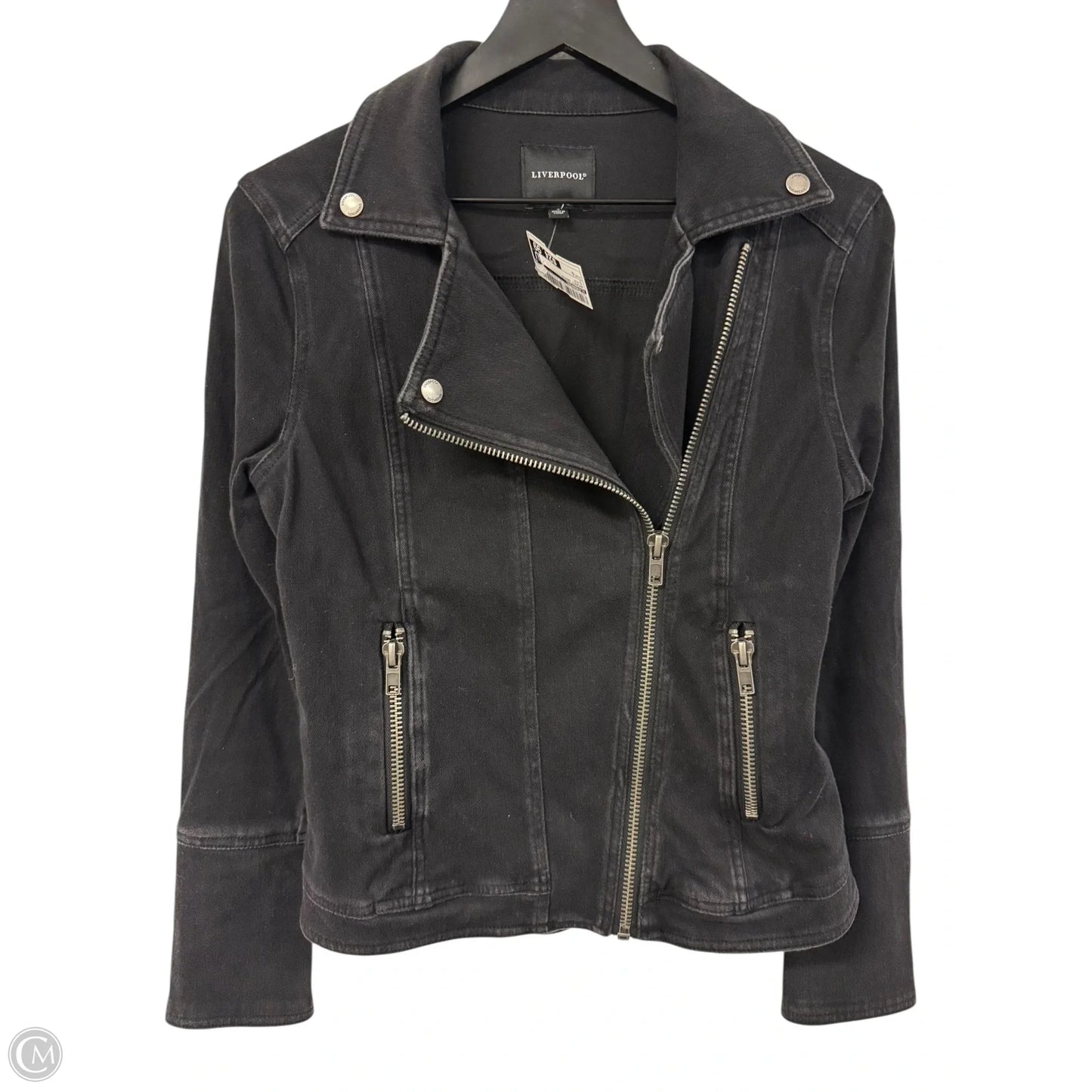Jacket Denim By Liverpool In Black, Size: S