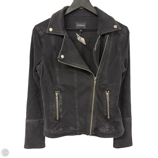Jacket Denim By Liverpool In Black, Size: S
