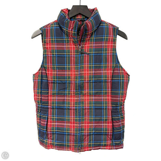 Vest Puffer & Quilted By Talbots In Multi-colored, Size: Mp