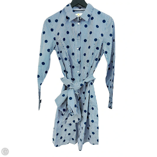 Dress Casual Short By Boden In Blue & White, Size: 6