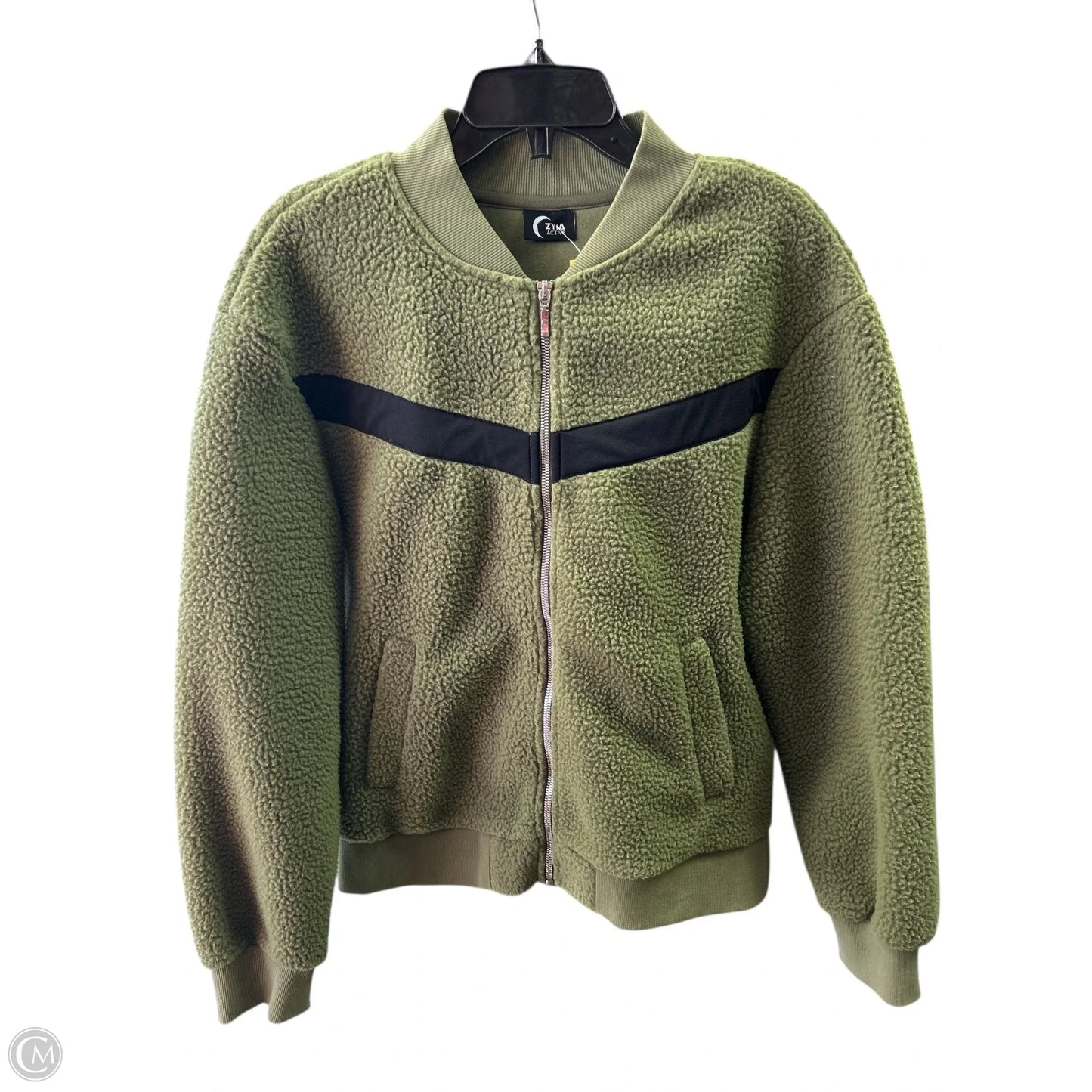 Jacket Fleece By Zyia In Green, Size: L