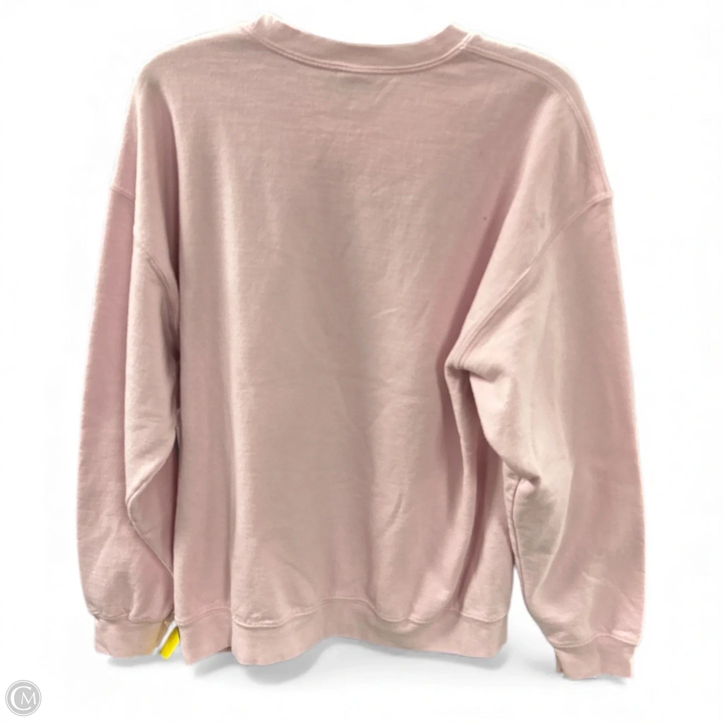 Sweatshirt Crewneck By Gildan In Pink, Size: L