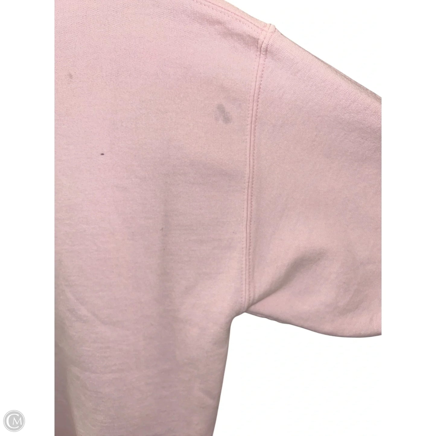 Sweatshirt Crewneck By Gildan In Pink, Size: L