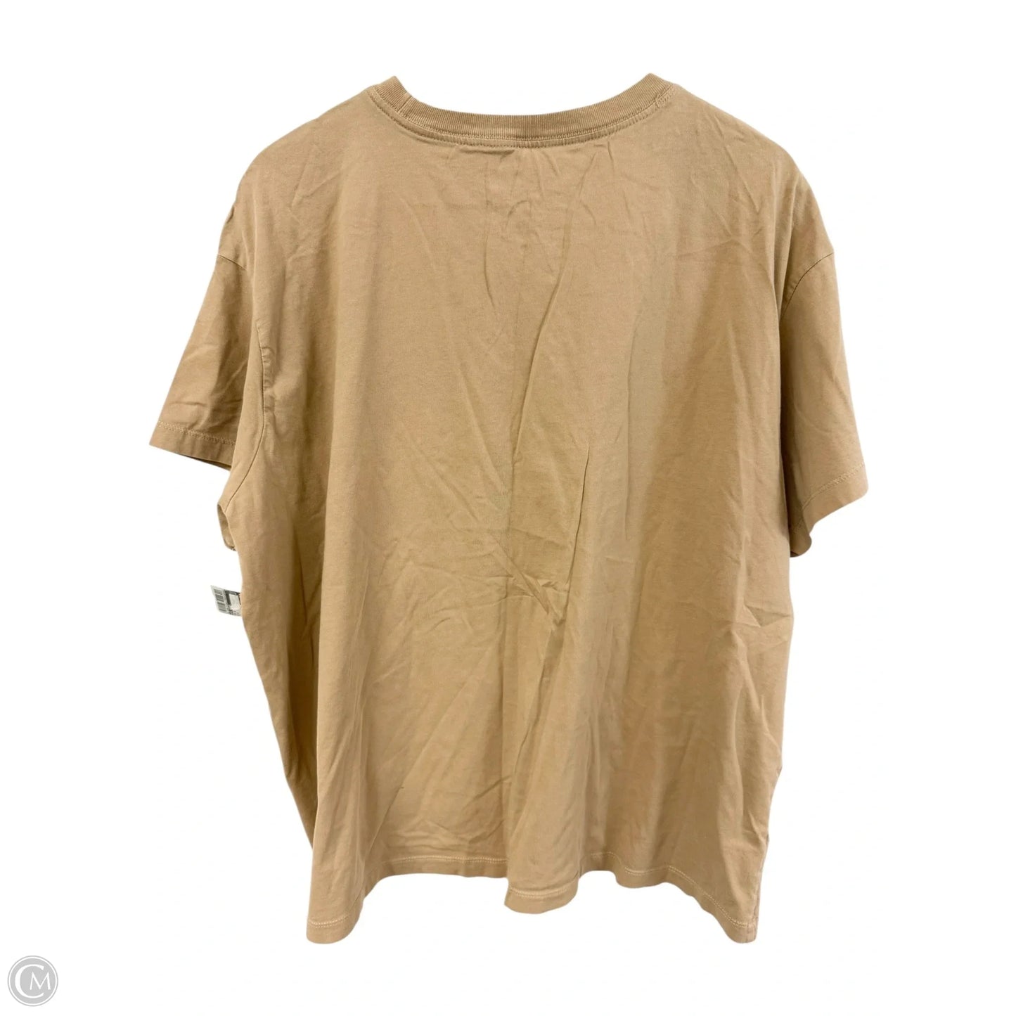 Top Short Sleeve By Nike Apparel In Beige, Size: Xxl