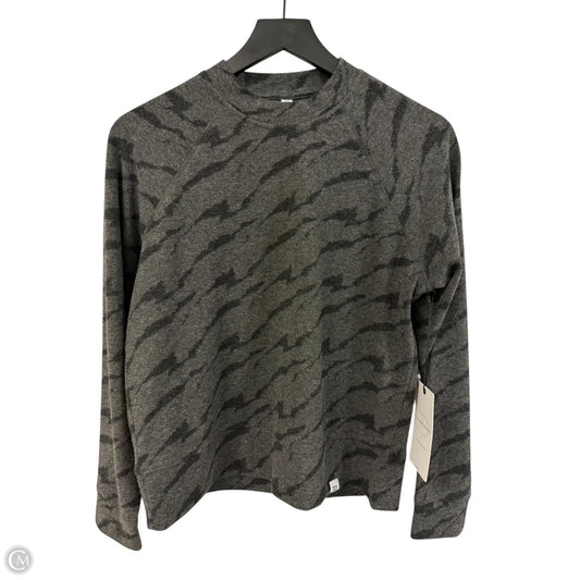 Top Long Sleeve By Cmb In Black & Grey, Size: Xs