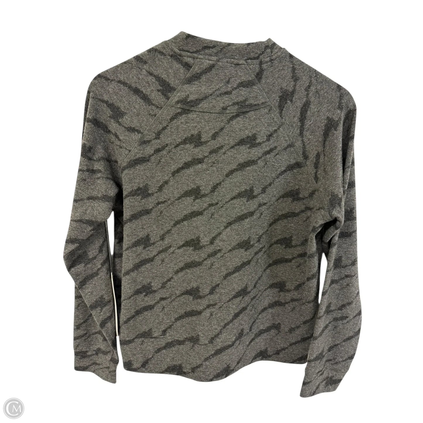 Top Long Sleeve By Cmb In Black & Grey, Size: Xs
