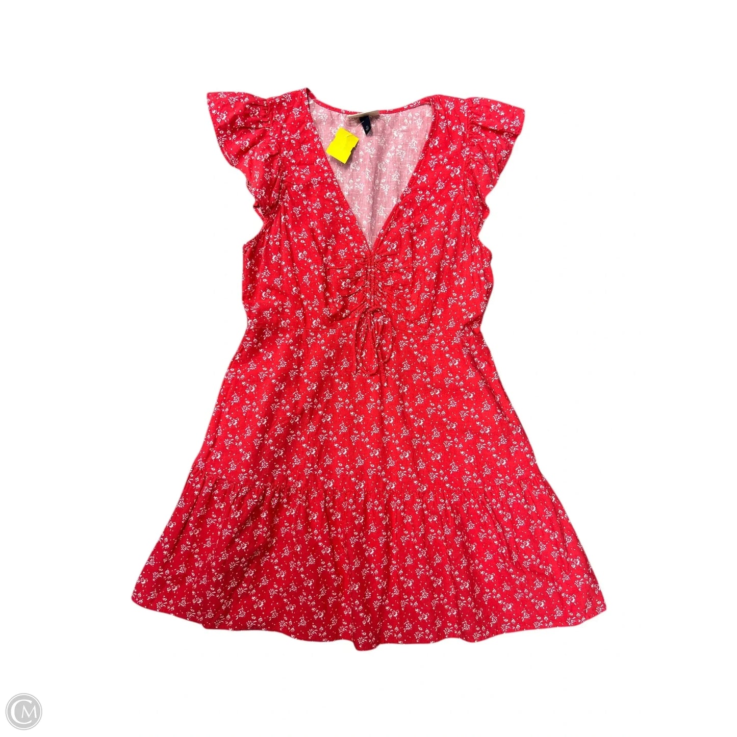 Dress Casual Short By Universal Thread In Red & White, Size: M