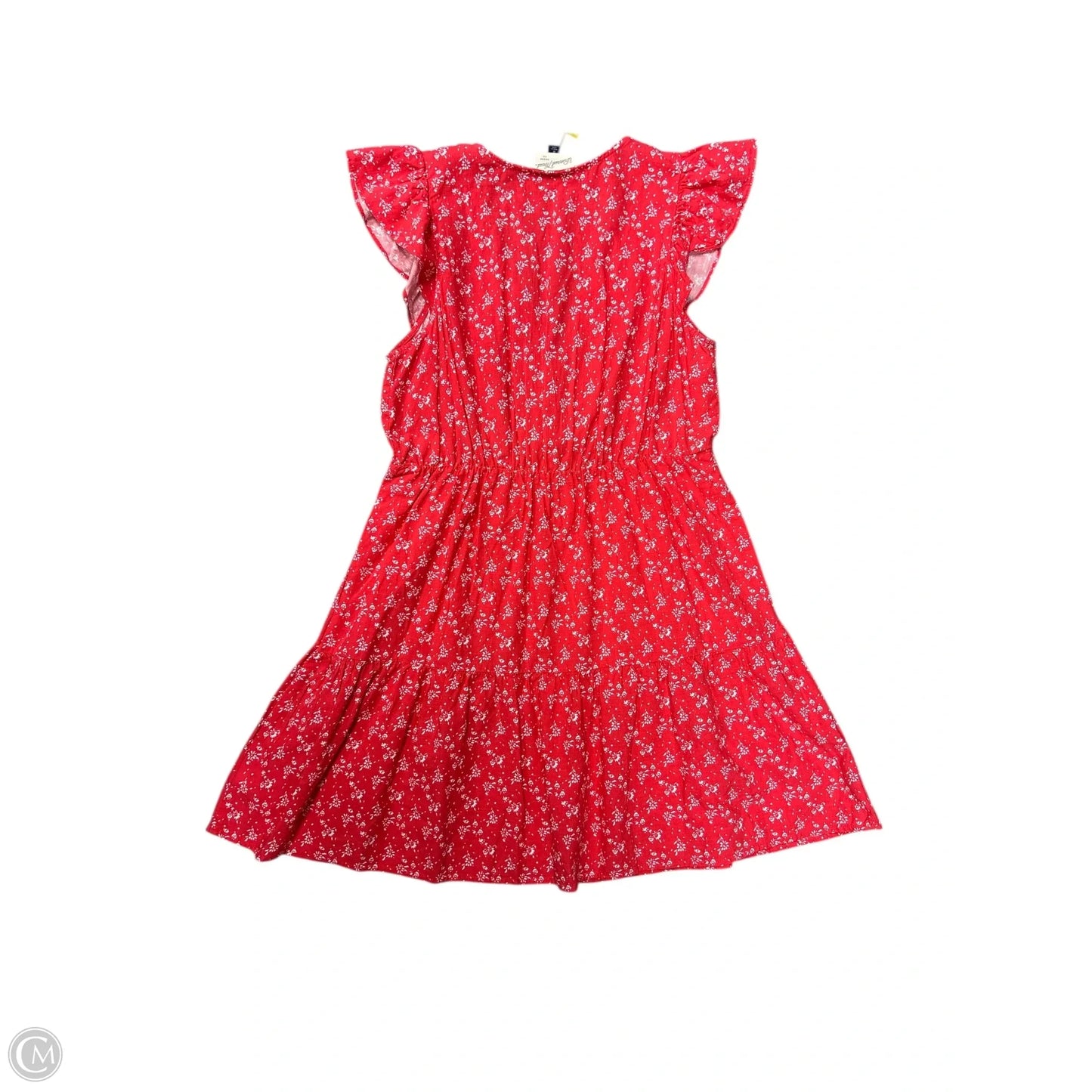 Dress Casual Short By Universal Thread In Red & White, Size: M