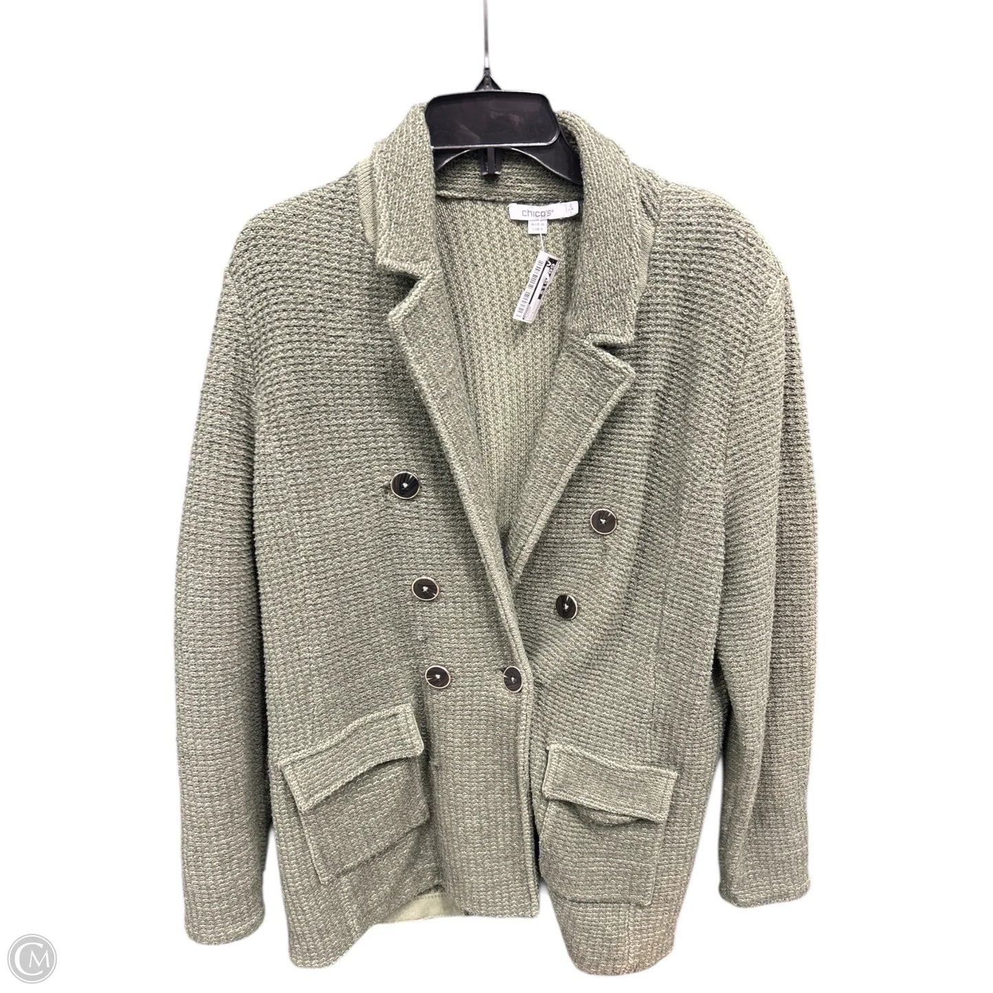 Blazer By Chicos In Green, Size: L