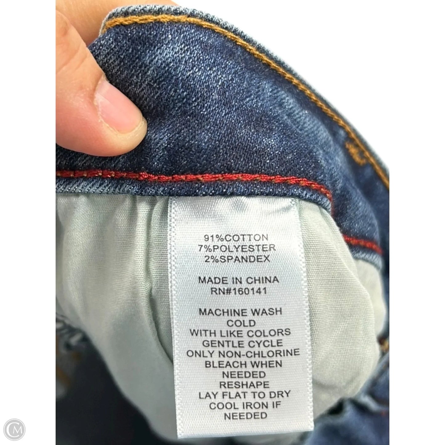 Jeans Designer By Frye In Blue Denim, Size: 14