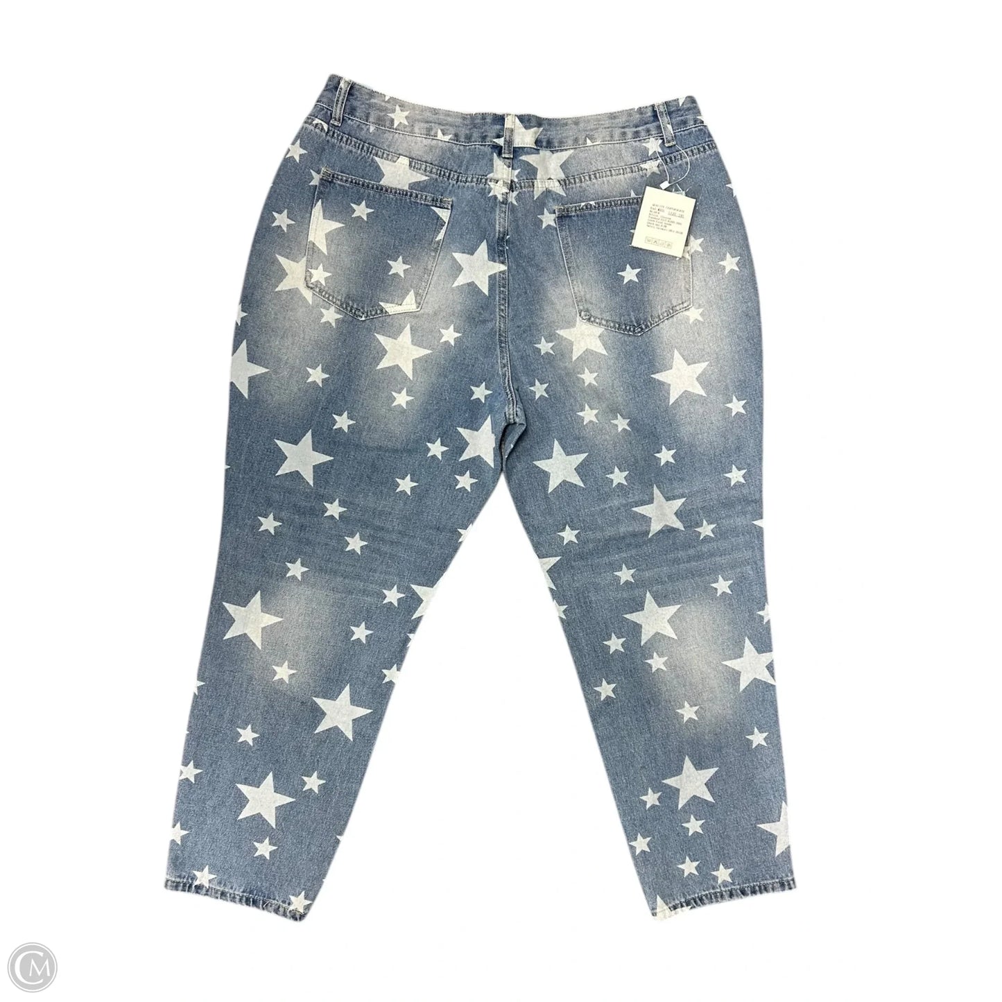 Jeans Straight By Clothes Mentor In Blue Denim, Size: 2x