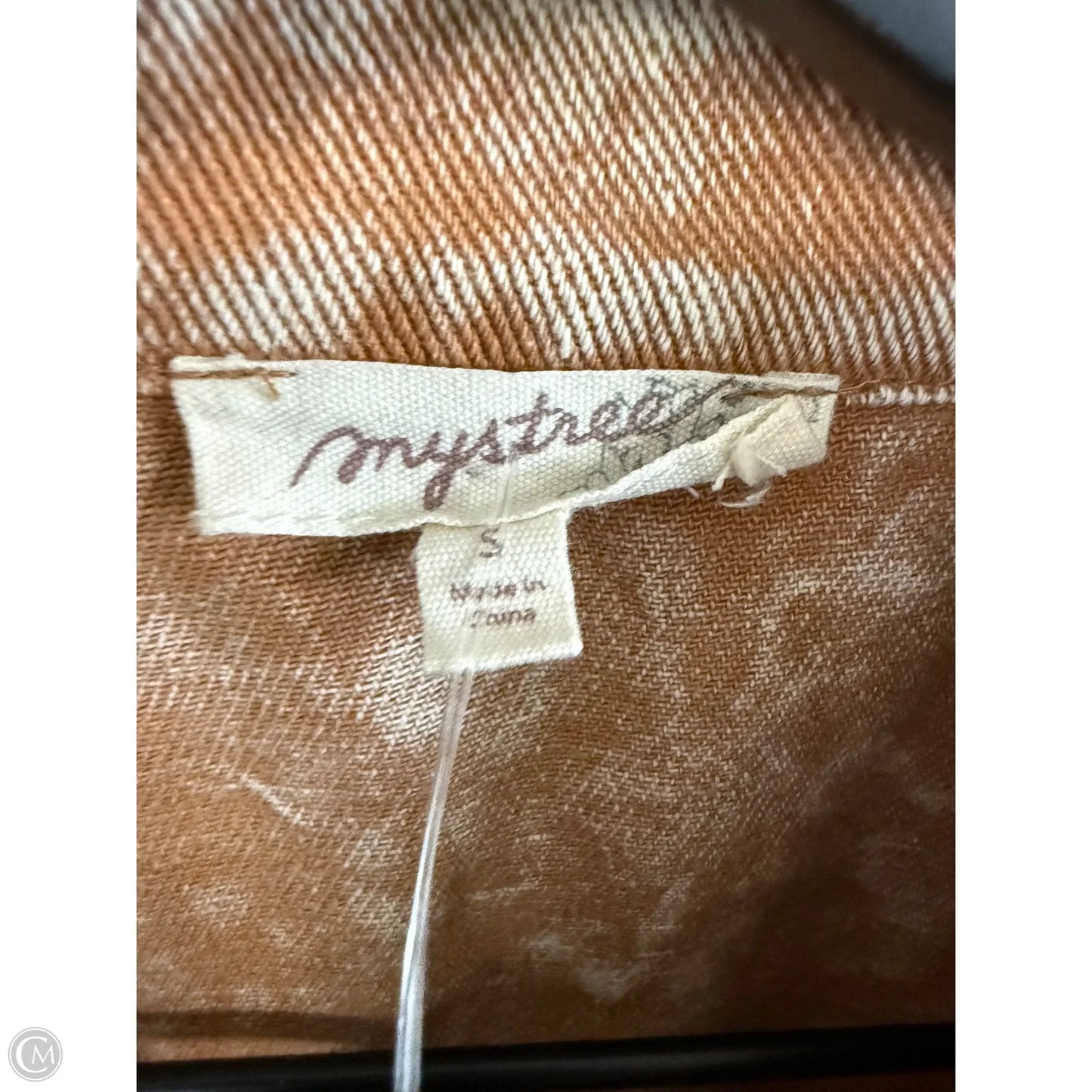 Blouse Long Sleeve By Mystree In Multi-colored, Size: S