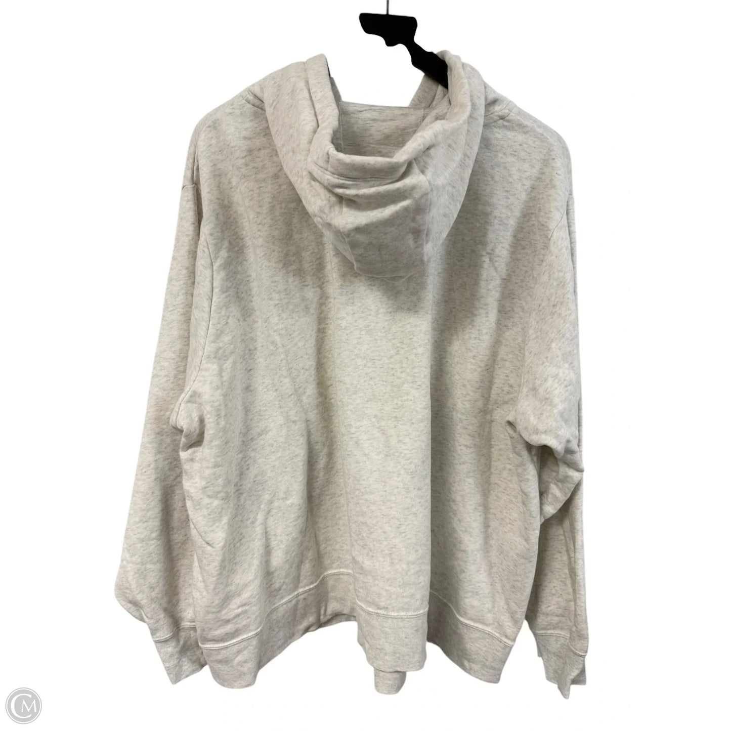 Sweatshirt Hoodie By Nike Apparel In Grey, Size: 3x